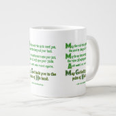 アイルランド賛美の五月が君に出会う ジャンボコーヒーマグカップ (正面右)