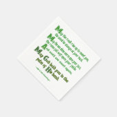 アイルランド賛美の五月が君に出会う スタンダードカクテルナプキン (角)