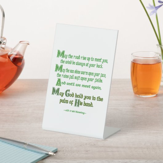 アイルランド賛美の五月が君に出会う 台座サイン (インサイチュ)