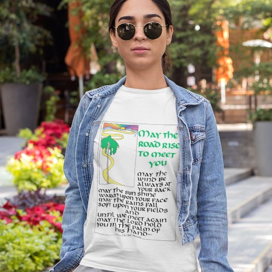 アイルランド賛美の五月の道があなたに会うために上昇するT市 Tシャツ