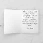 アイルランド賛美の引っ越し祝いパーティー- カード (内部)