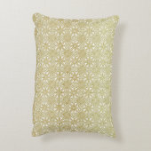 アイルランド賛美の結婚、金ゴールド&グリーン結婚ズ アクセントクッション (裏面(縦))