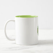 アイルランド賛美の結婚、金ゴールド&グリーン結婚ズ ツートーンマグカップ (左)