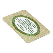 アイルランド賛美の結婚、金ゴールド&グリーン結婚ズ マグネット (右側)