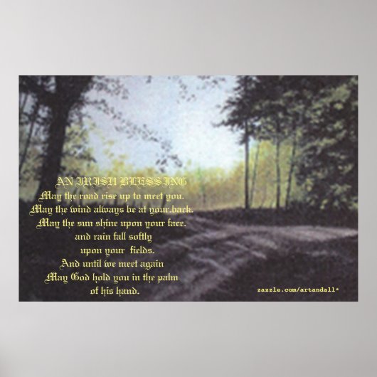 アイルランド賛美の風景のポスター ポスター (正面)