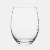 アイルランド賛美の5月の未来の最も悲しい日 ステムなしワイングラス (右)