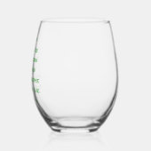 アイルランド賛美の5月の未来の最も悲しい日 ステムなしワイングラス (左)