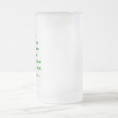 アイルランド賛美の5月の未来の最も悲しい日 フロストグラスビールジョッキ (中央)