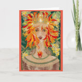 アイルランド赤毛生姜女神アイレ カード (正面)