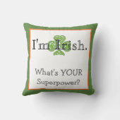 アイルランド超大国おもしろい クッション (裏面)