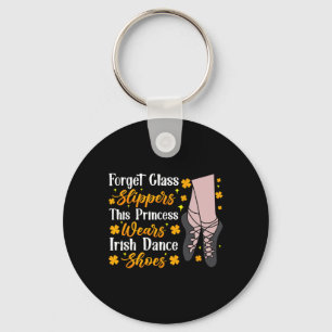 アイルランド踊りこのプリンセスはアイルランドのタップダンスを着る キーホルダー