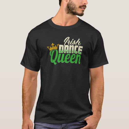 アイルランド踊りアイリッシュダンスクイーン Tシャツ (正面)