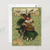 アイルランド踊りエリンゴーブラウシルジェラ ポストカード (正面/裏面)