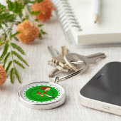 アイルランド踊りキーリング キーホルダー (側面)