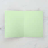 アイルランド踊りクラス誕生日グリーティングカード サンキューカード (内部)