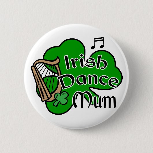 アイルランド踊りムームバッジ 缶バッジ (正面)