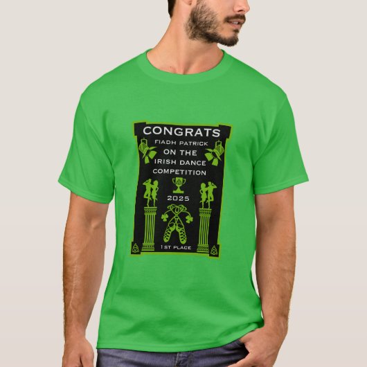 アイルランド踊り大会 Tシャツ (正面)