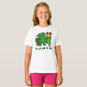 アイルランド踊り、ジグとウィッグ Tシャツ (正面フル)