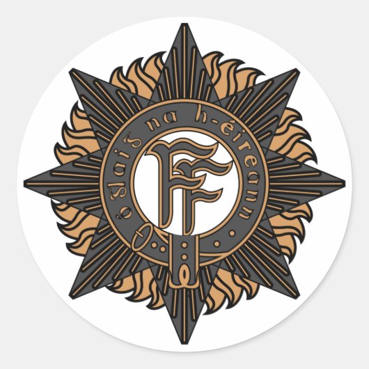 アイルランド軍 ラウンドシール (正面)
