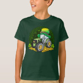 アイルランド農家トラクターSt patricks dayアイルランドファーム Tシャツ (正面)