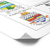 アイルランド郡ポスター ポスター (角)