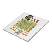 アイルランド都市タイルおよびTrivet タイル (側面)