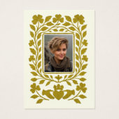 アイルランド金ゴールドカダグ葬儀祈りの言葉メモリアルカード (正面)