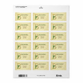 アイルランド金ゴールドモノグラムBラベル ラベル (フルシート)