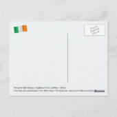 アイルランド静かなマンブリッジ、オウテラード、コーゴールウェイ ポストカード (裏面)