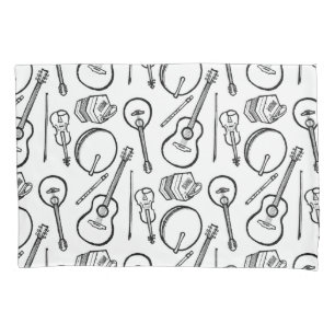 アイルランド音楽楽器独身のピローケース標準 枕カバー