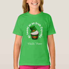 アイルランド風カップケーキ オーダーメイドの男女の子供服 Tシャツ