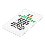 アイルランド風セブン大食品群おもしろデザイン マグネット (左側)