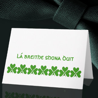 アイルランド風誕生日おめでとう カード