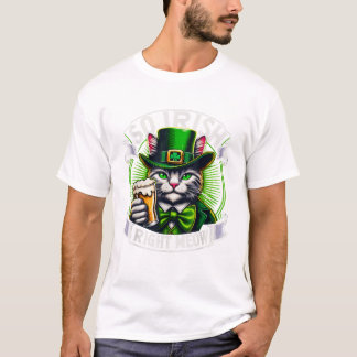 アイルランド風 にゃんこ セントパトリックス Tシャツ