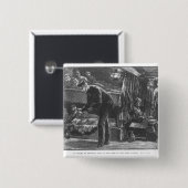 アイルランド飢饉の時の移民船 缶バッジ (正面&裏面)