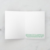 アイルランド飢饉コレクション特別挨拶状 カード (内部)