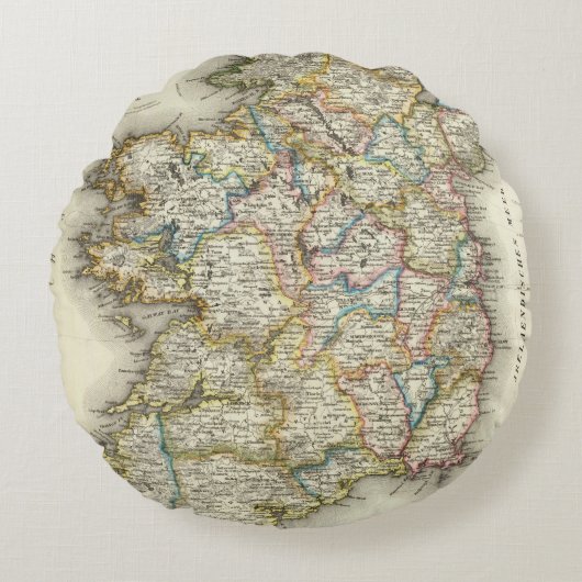 アイルランド13 ラウンドクッション (正面)