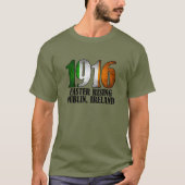 アイルランド1916イースターライジングアイリッシュアイレ伝統 Tシャツ (正面)