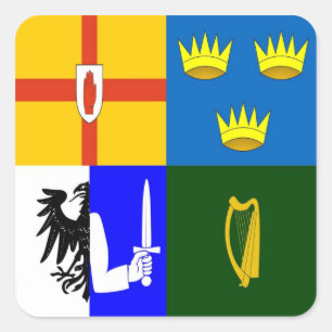 アイルランド4つの地域 スクエアシール