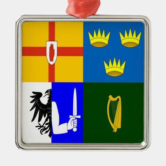 アイルランド4州 メタルオーナメント (正面)