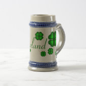 アイルランド、アイルランドのシャムロック、クローバー ビールジョッキ (正面右)