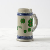 アイルランド、アイルランドのシャムロック、クローバー ビールジョッキ (正面右)