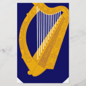 アイルランド-アイルランドの紋章の紋章付き外衣 便箋 (正面)