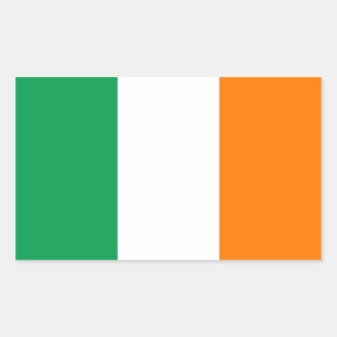 アイルランド/アイルランド国旗 長方形シール