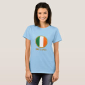 アイルランド - アイルランド国旗 Tシャツ (正面フル)