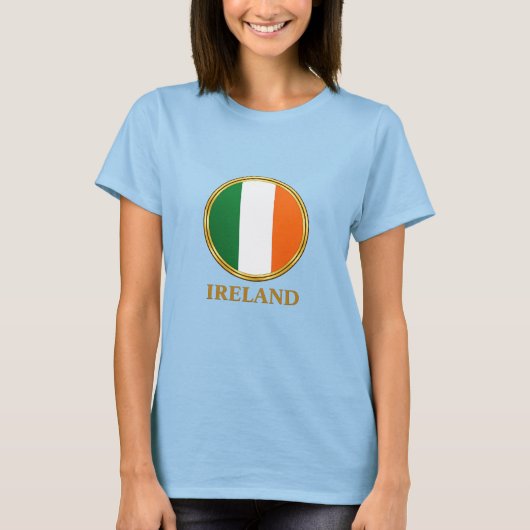 アイルランド - アイルランド国旗 Tシャツ (正面)