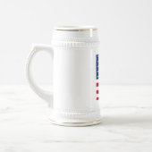 アイルランド·アメリカン·フラッグ·シャムロック·クローバー·セント·パトリック ビールジョッキ (左)