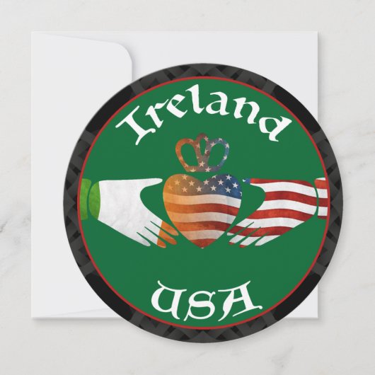 アイルランド アメリカ クラダッハ パーティー 招待状 (正面)