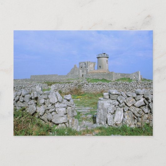 アイルランド、イニシュモア、アラン島、ダン・アエンガス砦 ポストカード (正面)