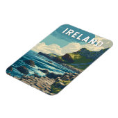 アイルランド イラスト 旅行 アート ヴィンテージ マグネット (左側)